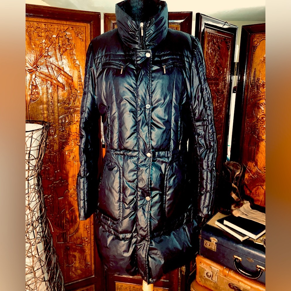 Geox Respira Puffer Quilted Feather Down Coat